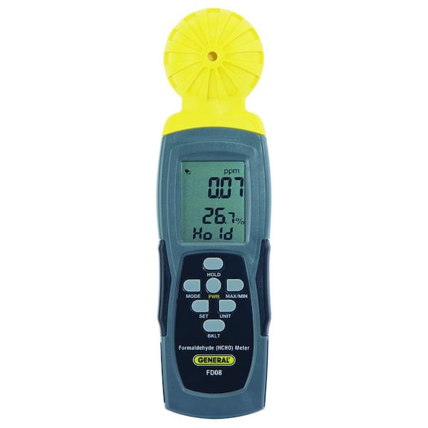 General Tools Formaldehyde Digital Meter with Cumulative Readings and 0.01PPM Resolution