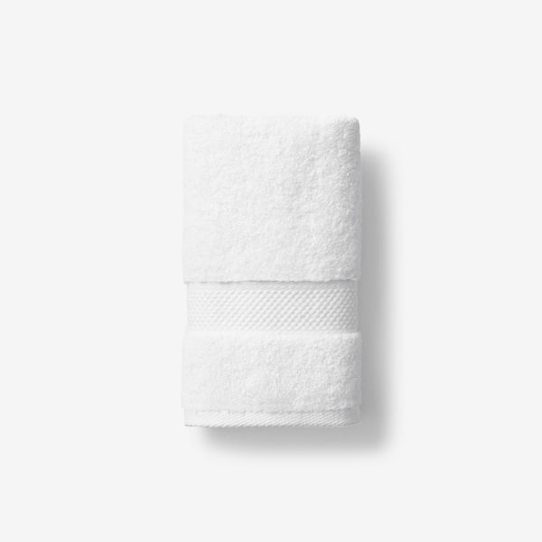 Legends Sterling White Solid Supima Cotton Single Hand Towel