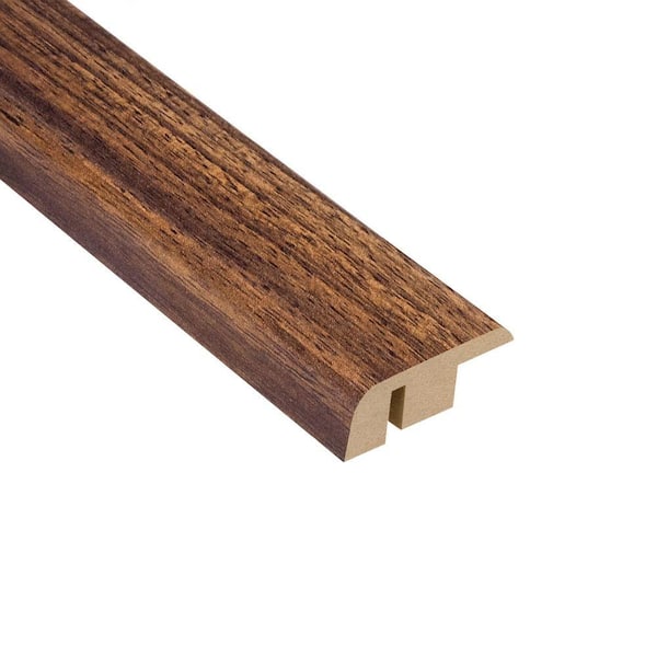 Hampton Bay Walnut Plateau 11.13 mm Thick x 1-5/16 in. Wide x 94 in. Length Laminate Carpet Reducer Molding-DISCONTINUED