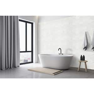 Greecian White 8 in. x 8 in. Polished Marble Floor and Wall Tile (2.22 sq. ft./Case)