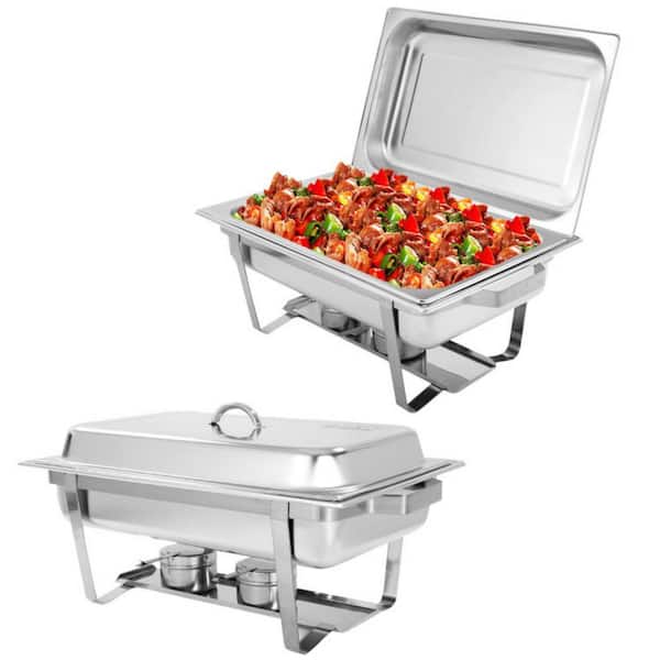 Aluminum Full Chafing Dish Steam Pan Silver | Party Supplies | Party