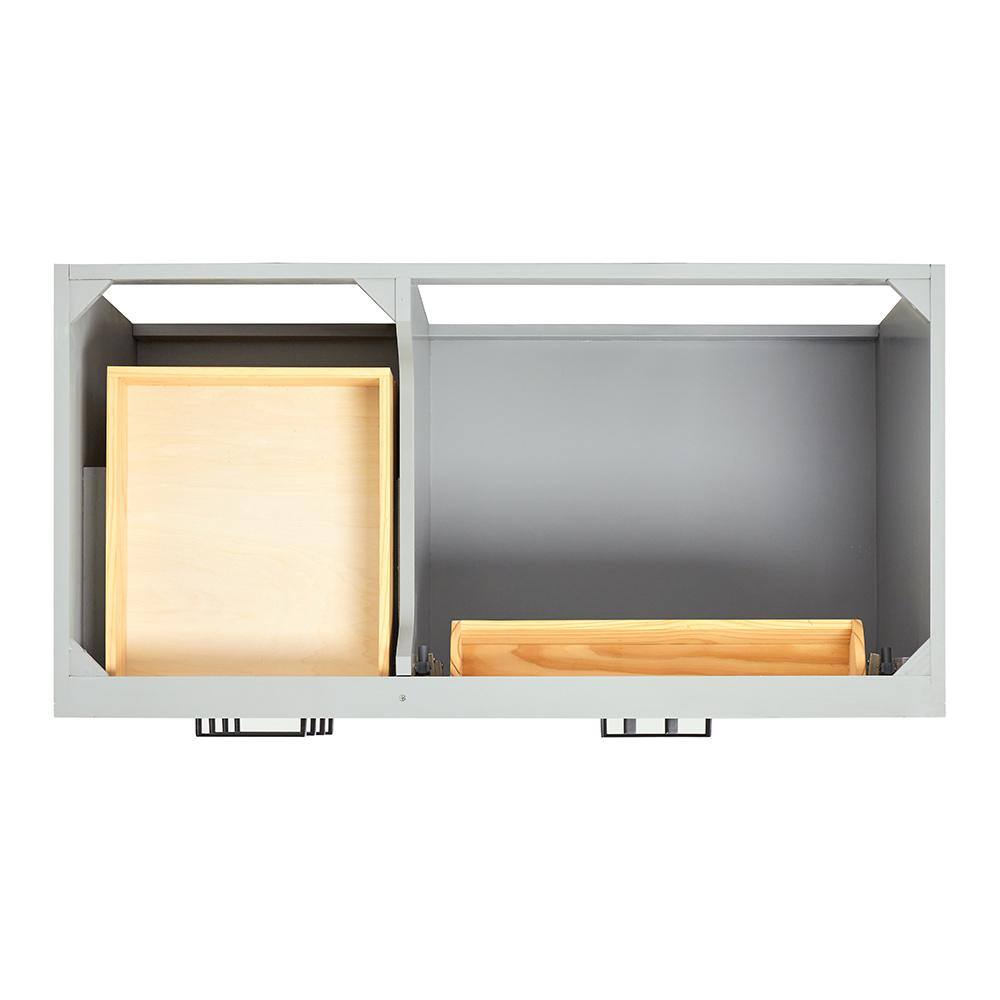 Hepburn 43" Gray Single Basin Vanity with Marble Top