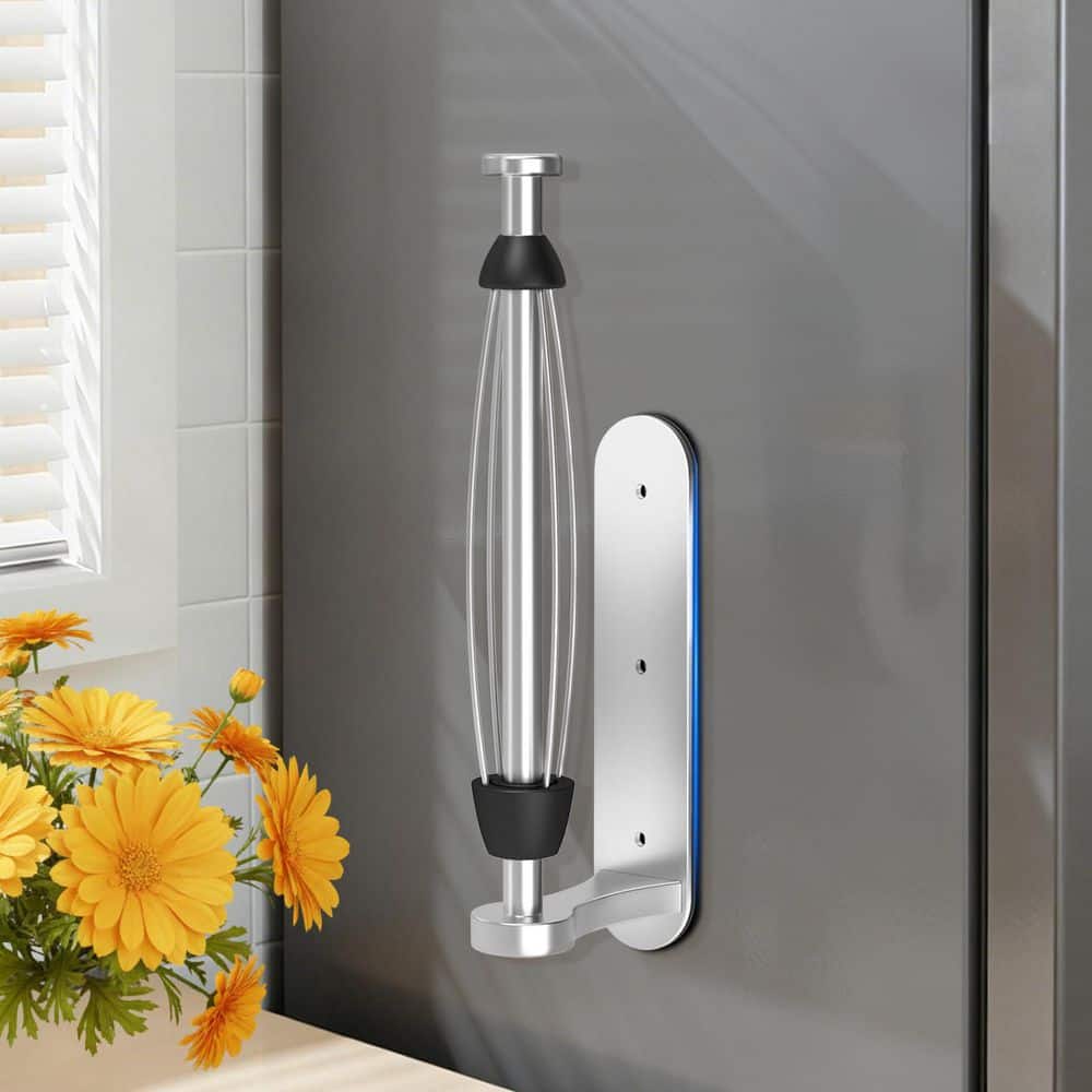Magnetic Mount Silver Finish Paper Towel Holder 1-Hand Tear Ratchet System for Refrigerator Kitchen RV Garage price history on PriceWatchPro