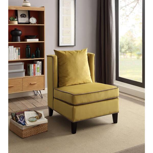 Acme Furniture Ozella Accent Chair in Yellow