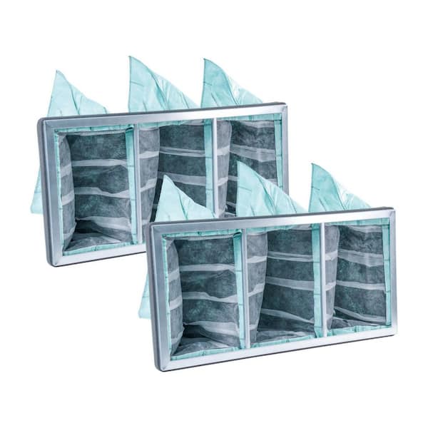 1-Micron Activated Carbon Inner Air Filter for AF1044 AF1045/ WEN 3417 AF1270/ Powermatic PM1200, Replaces WEN AF9231C