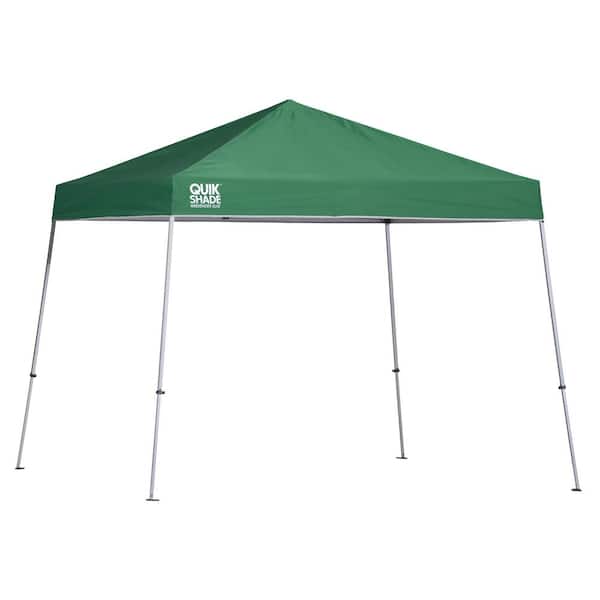 Quik Shade WE81 12 ft. x 12 ft. Green Slant Leg Canopy
