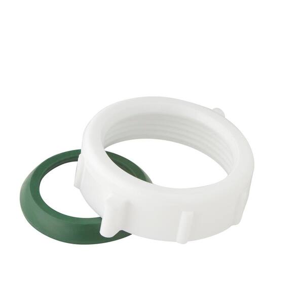1-1/4" White PVC Plastic SJ Slip Joint Nut 561650 Plumbing sink 10 NEW QTY 