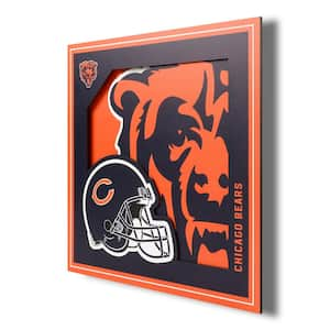 YouTheFan 953968 6 x 19 in. NFL Chicago Bears 3D Stadium Banner - Soldier Field