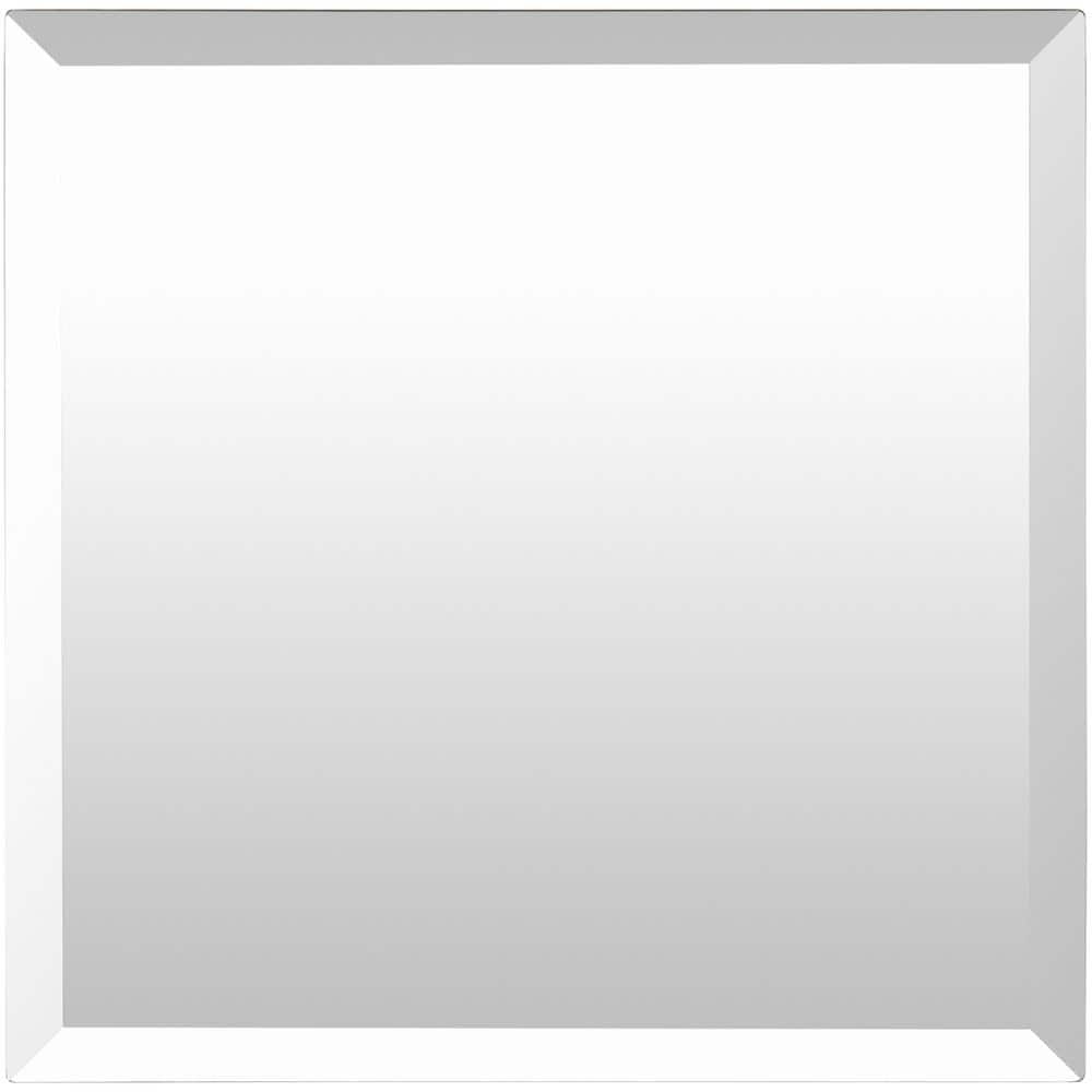 Contour Beveled Frameless Rectangular Wall Mirror