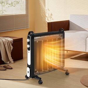 1500-Watt Mica Heater Portable Electric Space Heater with Overheat Protection