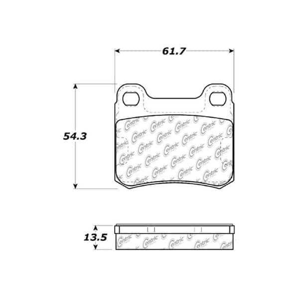 Centric Parts Disc Brake Pad Set