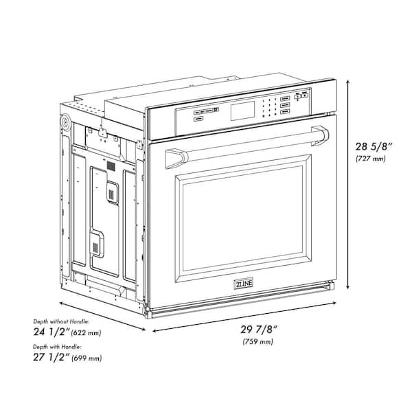 ZLINE Kitchen and Bath Autograph Edition 30 in. Professional