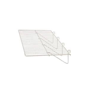23-1/2 in. L x 12 in. D White Straight Wire Shelf (Pack of 6)