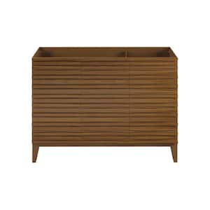 Cascade 48 in. W x 18 in. D x 35 in. H Bath Vanity Cabinet without Top in Brown Oak