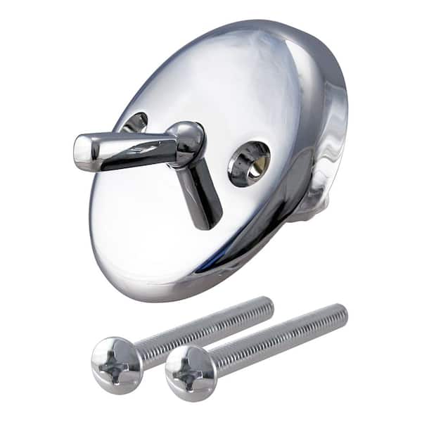 Westbrass Trip Lever Overflow Faceplate, Polished Chrome