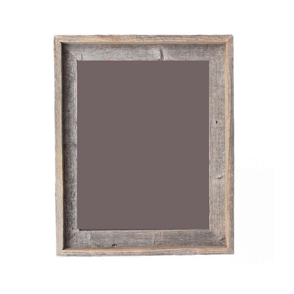 HomeRoots Josephine 16 in. x 20 in. Natural Weathered Gray Picture Frame