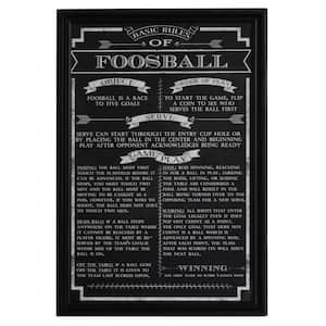 Foosball Game Rules Wall Art