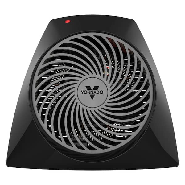 VH204 750-Watts Black Indoor Electric Fan Space Heater with Advanced Safety Features