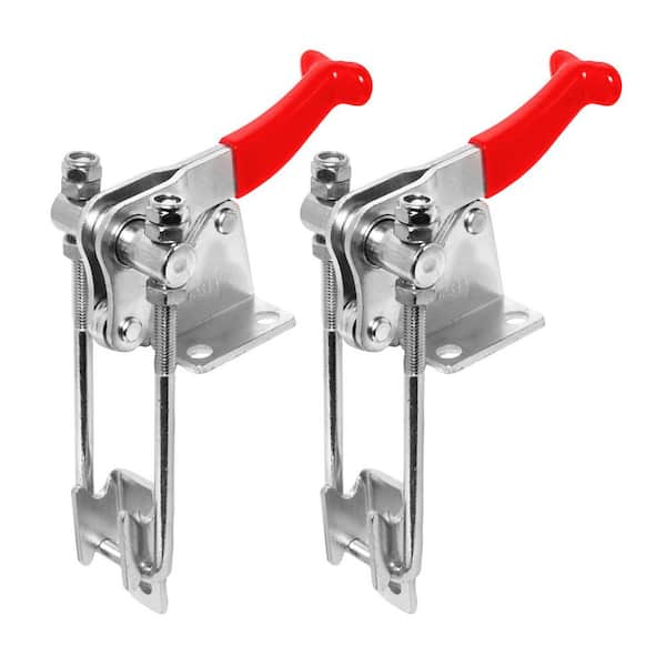 1980 lb. Latch-Action Toggle Clamp, 90° Vertical U-Bolt Latch (2-pack)