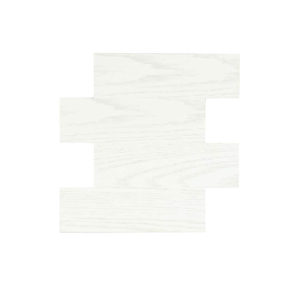 Faux Wood Whitewash 6 in. x 6 in. SPC Peel and Stick Wall Tile Sample price history on PriceWatchPro