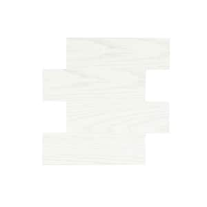 Faux Wood Whitewash 6 in. x 6 in. SPC Peel and Stick Wall Tile Sample