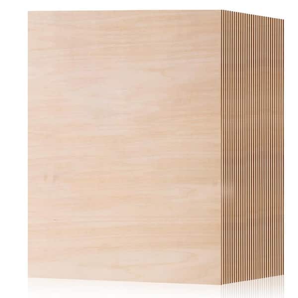 Versatile 0.125 in. x 1 ft. x 1 ft. A/A Basswood Sheathing Plywood 3 0-Pack