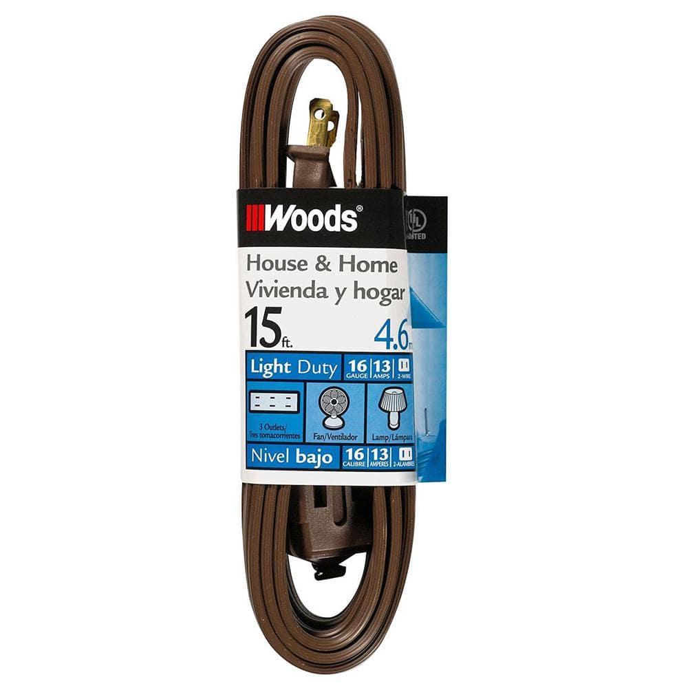 15 ft. 16/2 SPT-2 Multi-Outlet (3) Indoor Light-Duty Extension Cord with Safety Covered Cube Power Tap price history on PriceWatchPro