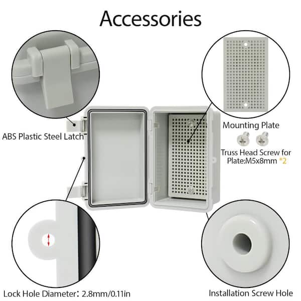 Light Grey Electric Junction Box IP65 Waterproof Protection For Outdoor / Indoor - View #10