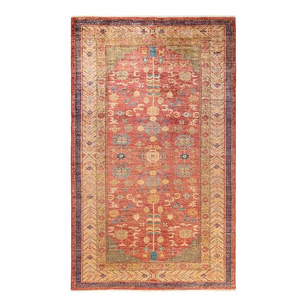 Solo Rugs One of a Kind Traditional Brown 6' 7" ft x 11' 0" ft Tribal Runner Area Rug