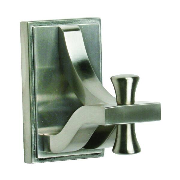 Design House Ironwood Single Robe Hook in Satin Nickel