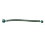 1/2 in. Flare x 7/8 in. Ballcock Metal Nut x 12 in. Braided Polymer Toilet Supply Line