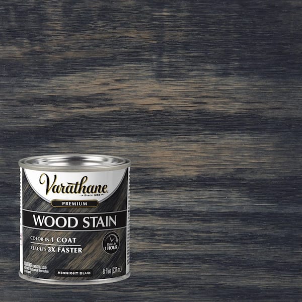8 oz. Midnight Blue Premium Fast Dry Interior Wood Stain
