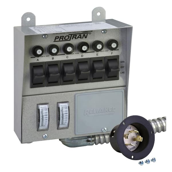 Reliance Controls 30-Amp 6-Circuit Transfer Switch
