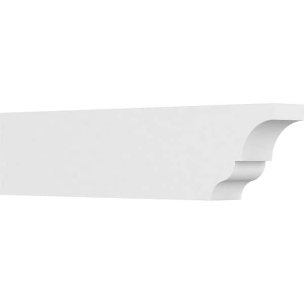 Ekena Millwork 5 in. x 10 in. x 42 in. Asheboro PVC Rafter Tail Brace