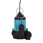 10EC-CIA-SFS 1/2 HP Automatic Submersible Cast Iron with Plastic Base Sump Pump