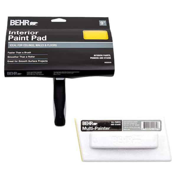 BEHR 6 in. Multi Painter for Edging and Trimming with 9 in. Interior Paint Pad Applicator