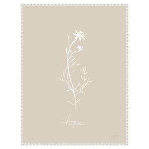 "Delicate Wildflowers I" by Katrina Pete 1 Piece Floater Frame Giclee Home Canvas Art Print 42 in. x 32 in .