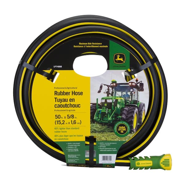 Unbranded John Deere Rubber 5/8 in. x 50 ft. Hose
