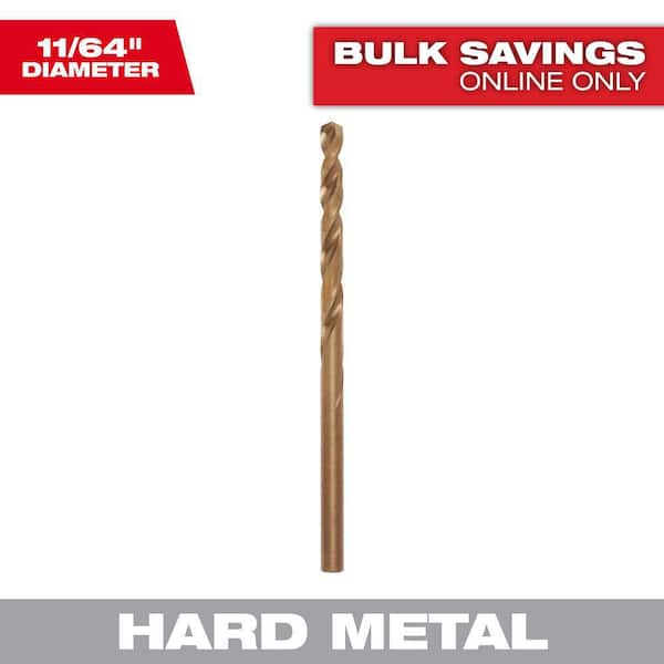 11/64 in. Cobalt Red Helix Drill Bit