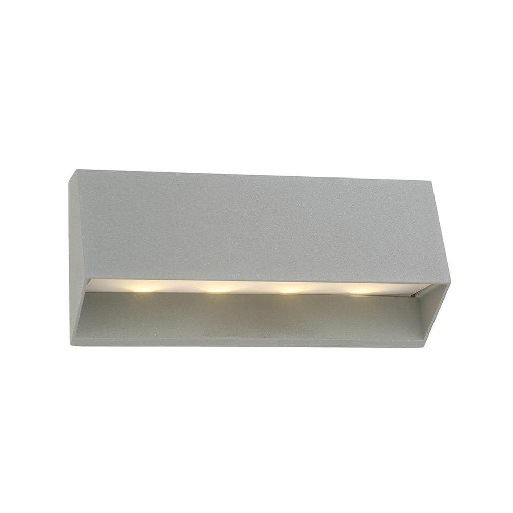 UPC 773546266741 product image for 4-Light Marine Grey Outdoor Integrated LED Wall Lantern Sconce | upcitemdb.com