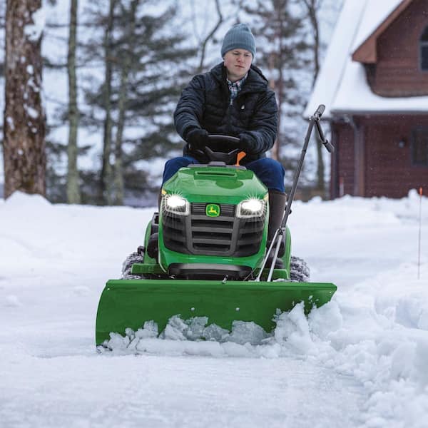 46 in. Front Blade Snow Plow Complete Attachment Package for 100 Series Tractors with 48 in. or 54 in. Decks