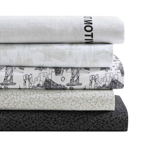 KENNETH COLE NEW YORK Chill Flowers 6-Piece Soft Black/Charcoal