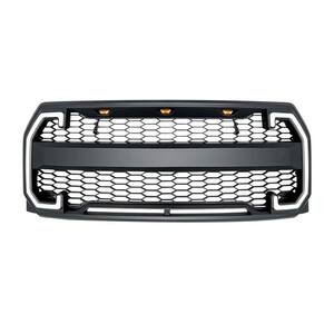 Raptor Style Mesh Grille with Turn Lights for 2015-2017 Ford F150