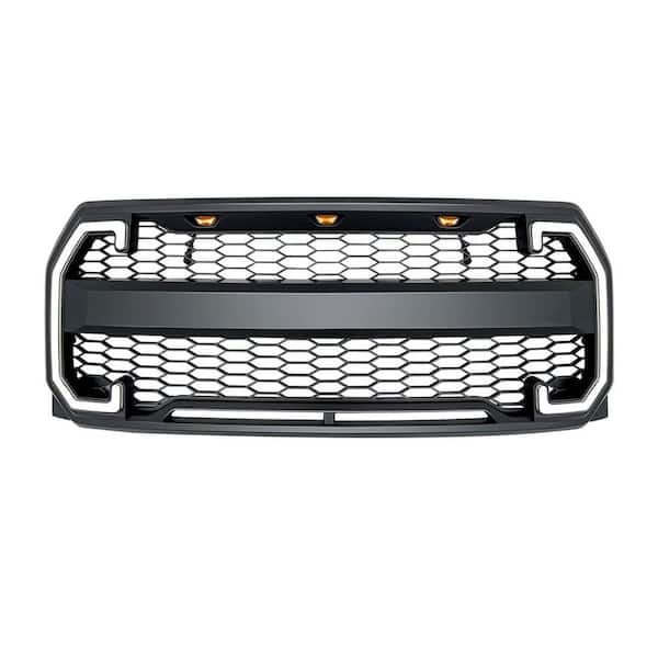AMERICAN MODIFIED Raptor Style Mesh Grille with Turn Lights for 2015-2017 Ford F150
