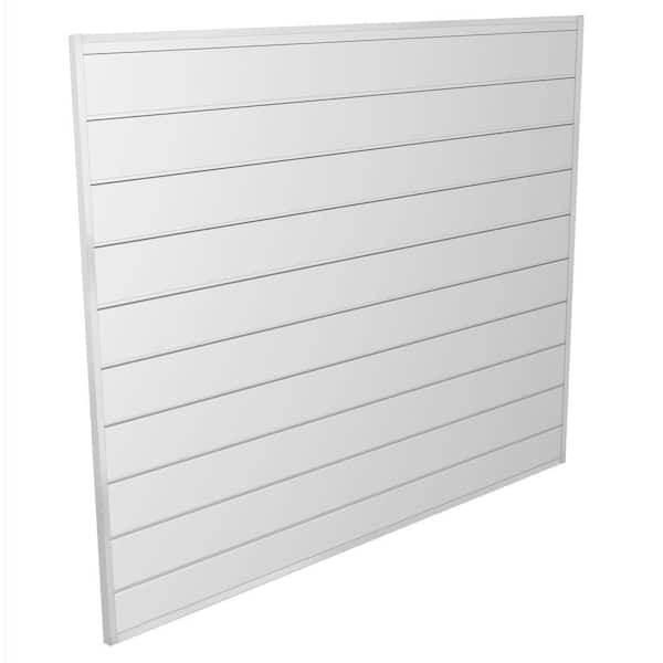 Proslat PVC Slatwall 4 ft. x 4 ft. White
