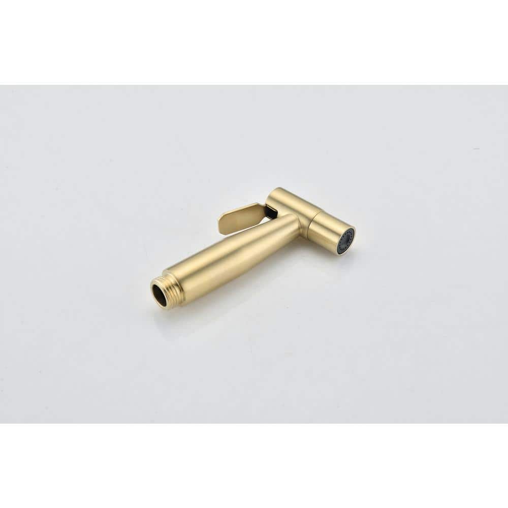 Brushed Gold Handheld Bidet Sprayer with Pressure Control