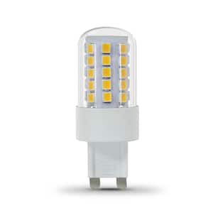 40-Watt Equivalent T4 Dimmable G9 Bi-Pin LED Light Bulb, Warm White 3000K