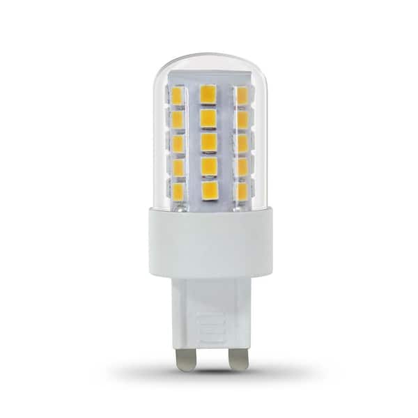50-Watt T4 G9 Halogen Equivalent G9 LED Bulb Dimmable 4.5-Watt 4000K 450  Lumens Glass G9 Bi Pin Base (10-Pack)