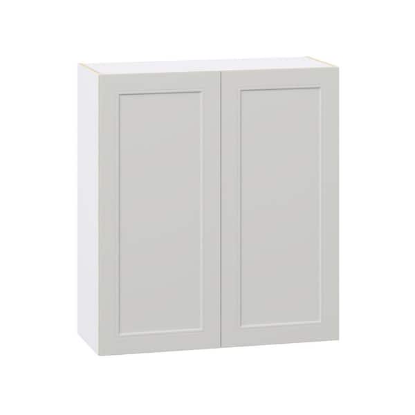 Galveston 36 in. W x 14 in. D x 40 in. H Assembled Shaker Wall Kitchen Cabinet in Light Grey