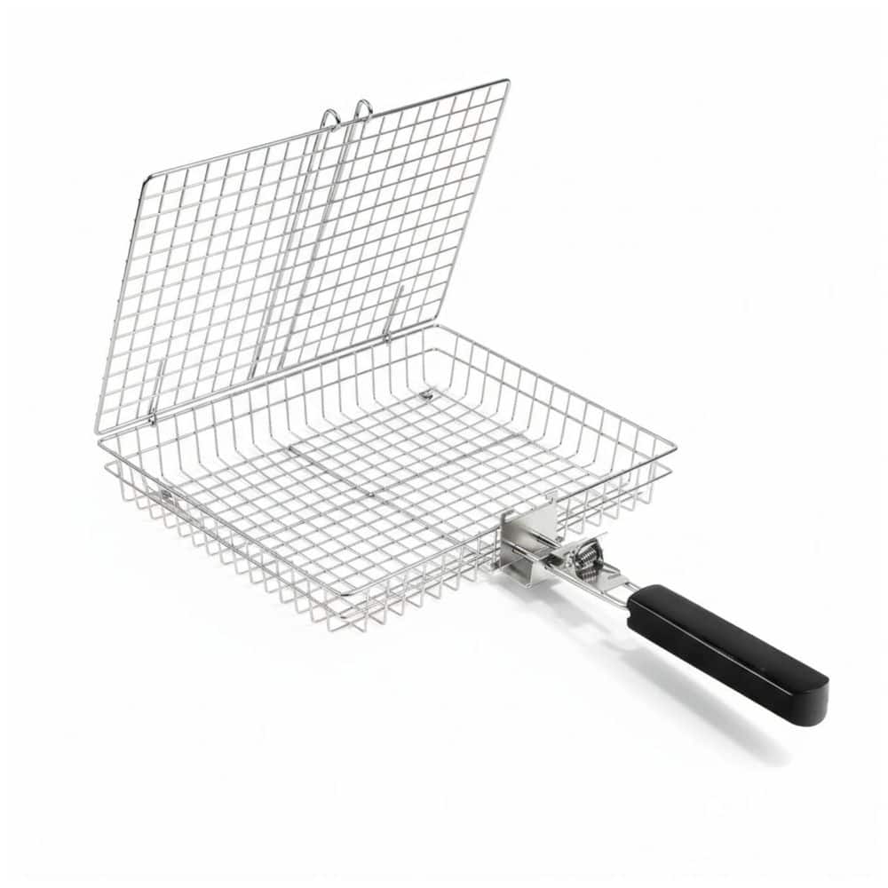 JFVKAF 4-Pieces Stainless Steel Grill Basket Set w/ Removable